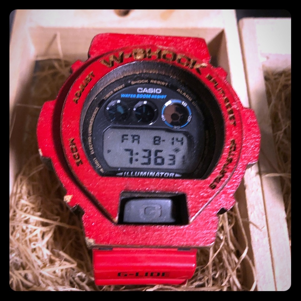 Wood Shock G Shock Casio pair